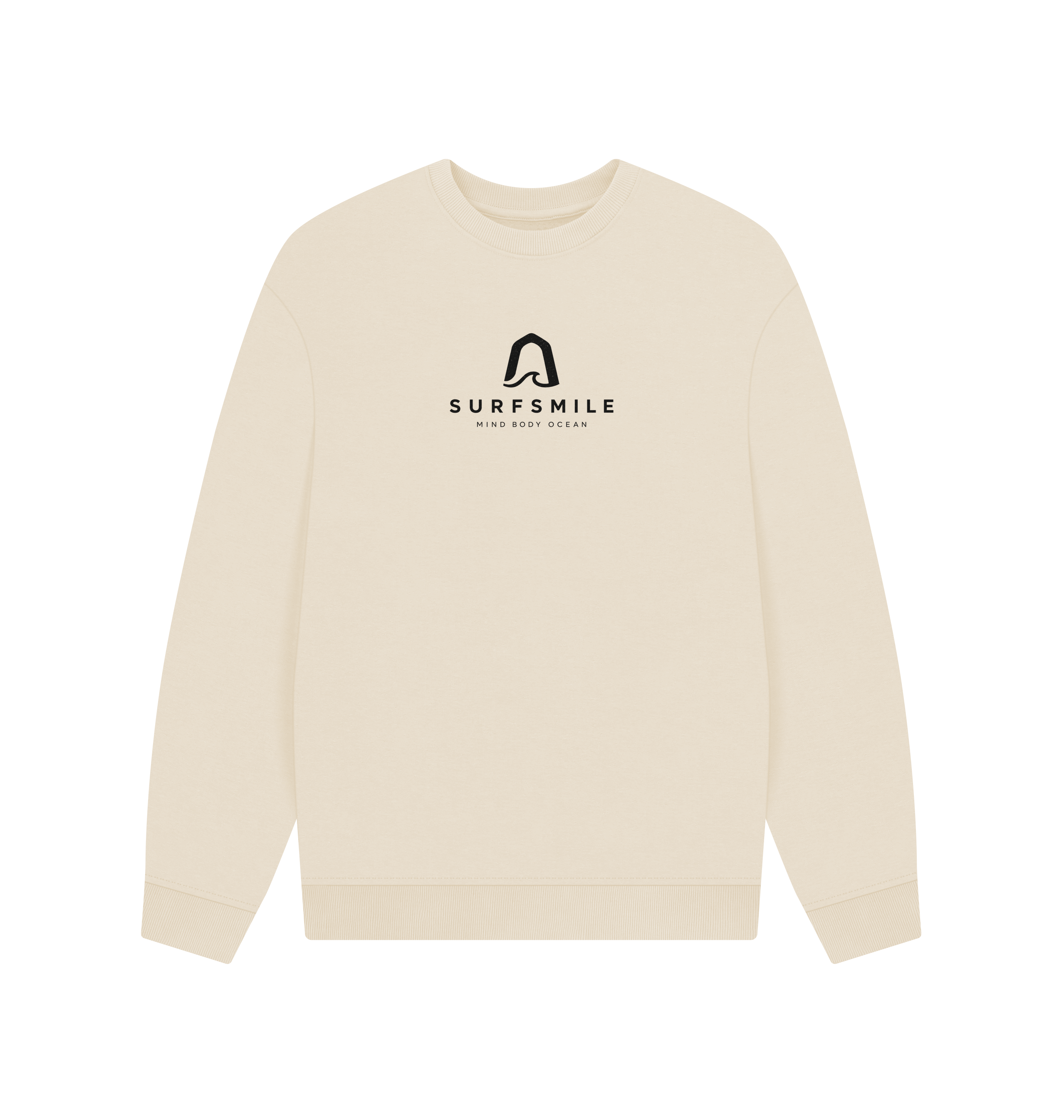Oat Printed Sweater Front
