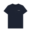 Navy Blue Printed T-shirt Front