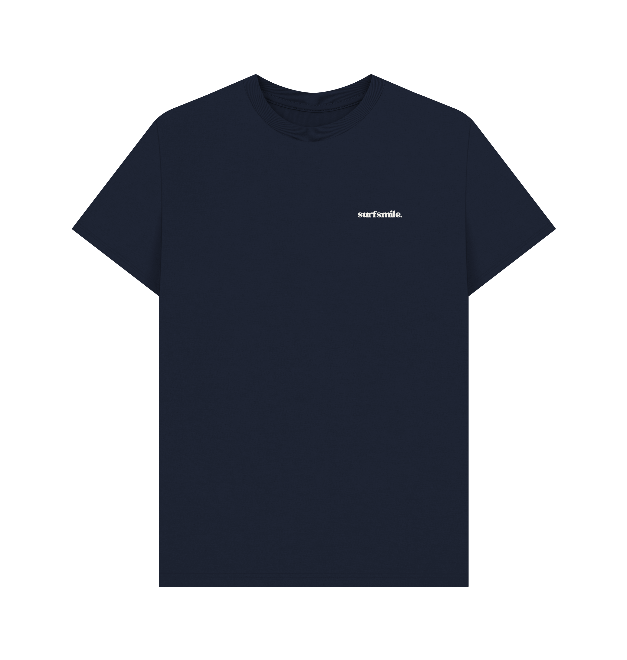 Navy Blue Printed T-shirt Front