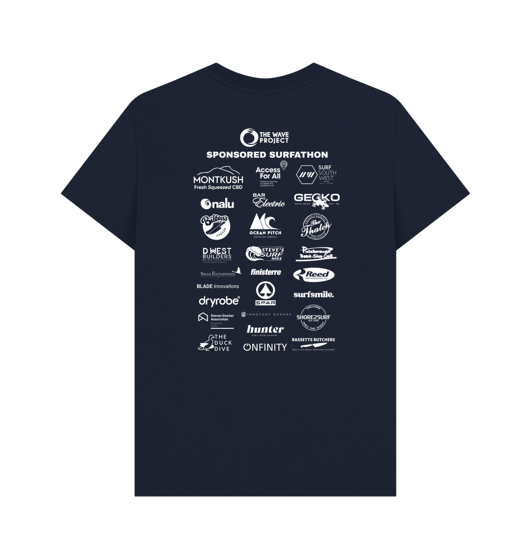 Navy Blue Printed T-shirt