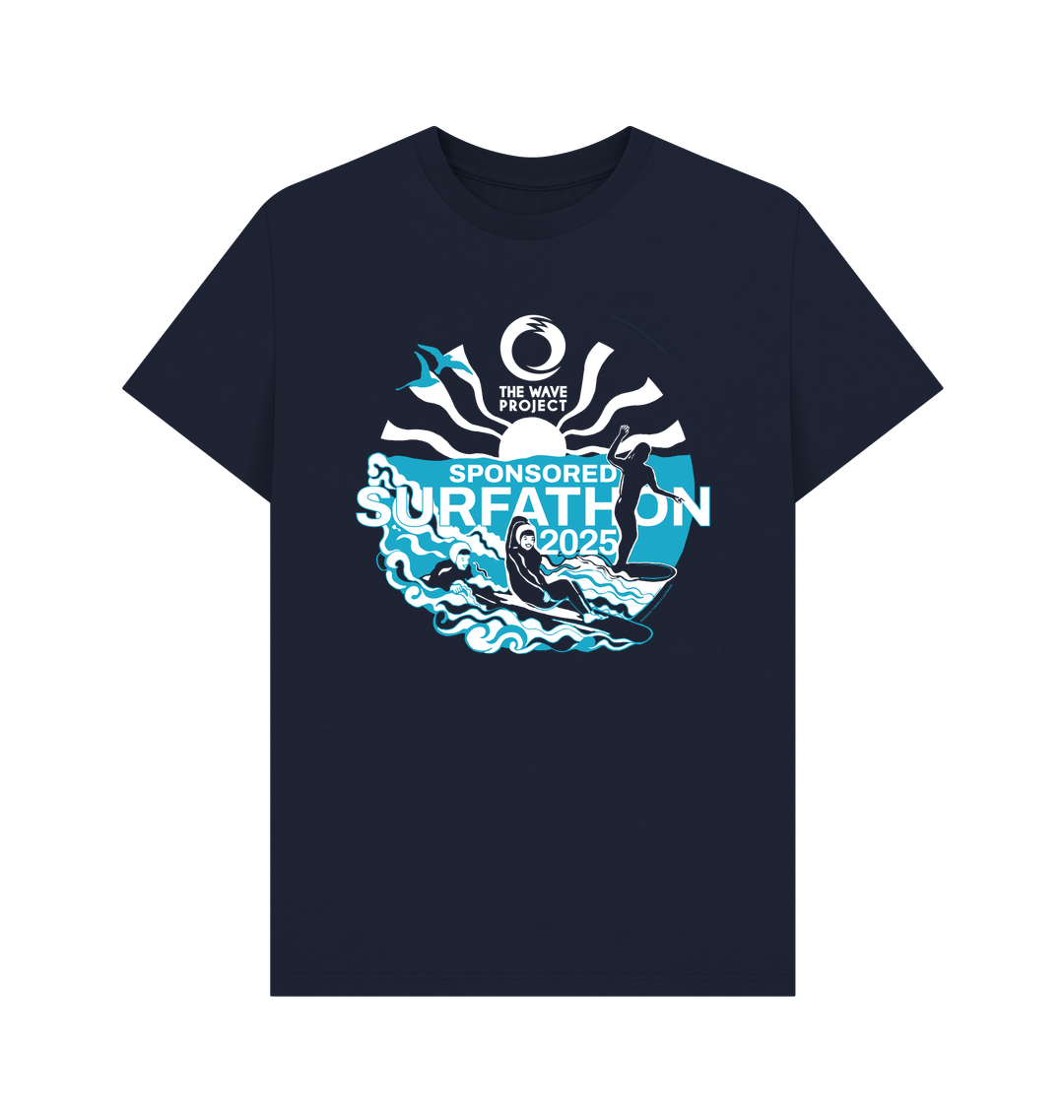 Navy Blue Printed T-shirt