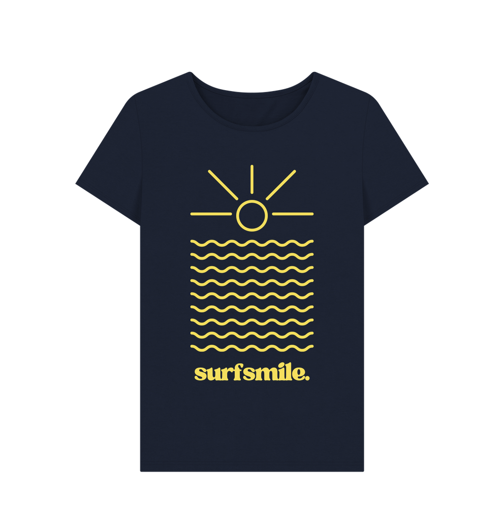 Navy Blue Printed T-shirt
