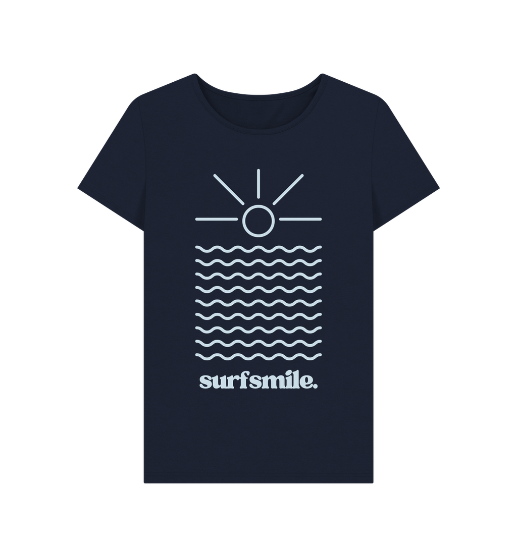 Navy Blue Printed T-shirt